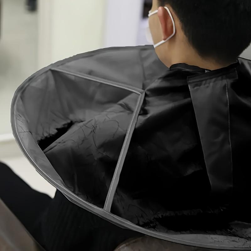 Hair Cutting Cape, Hair Cut Cape, Professional Black Cape for Haircut, Salon Barber Cape, Barber Haircut Cape, Barbershop Cape, Christmas Gift