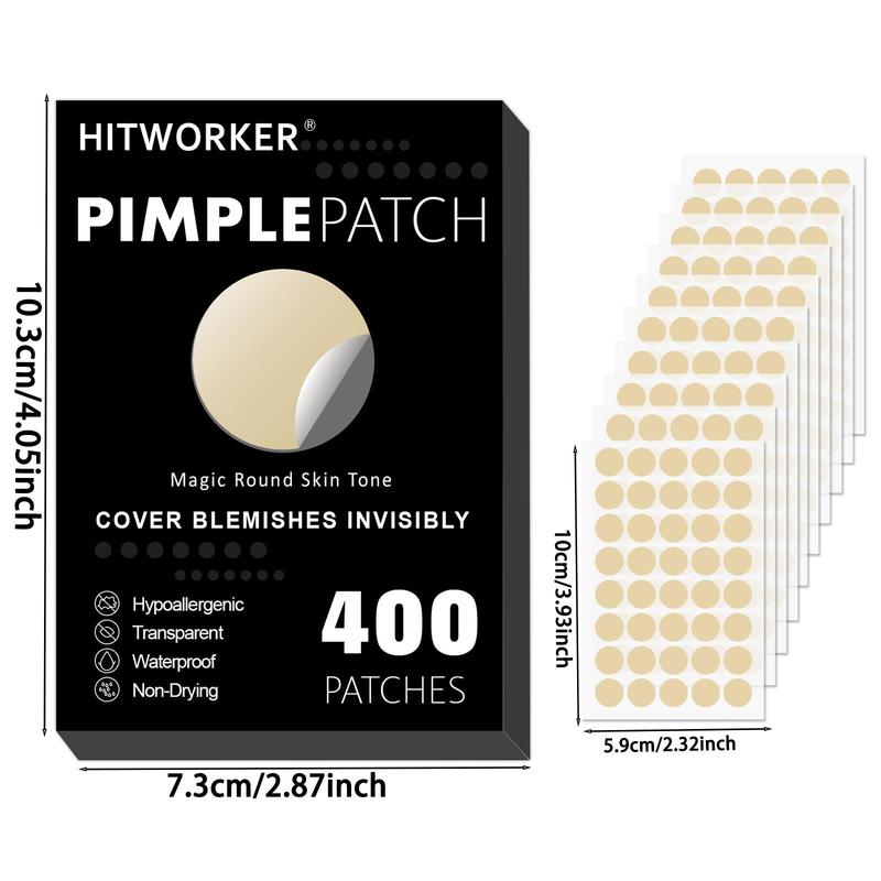 Tea Tree Oil & Salicylic Acid Pimple Cover Patches, 400pcs box Invisible Acne Patches, Skin Care Patches for Women and Men