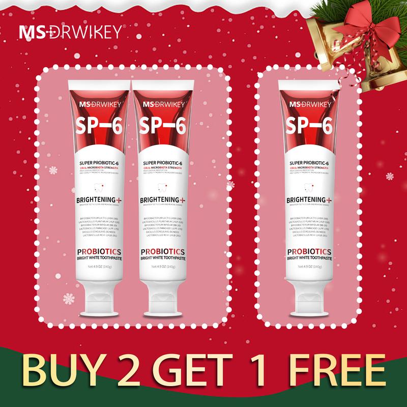 「HOT！」 MSDRWIKEY Sensitive Teeth & Cavity Protection Toothpaste, Cool Mint Flavor, 4.9oz | Christmas Stocking Stuffers