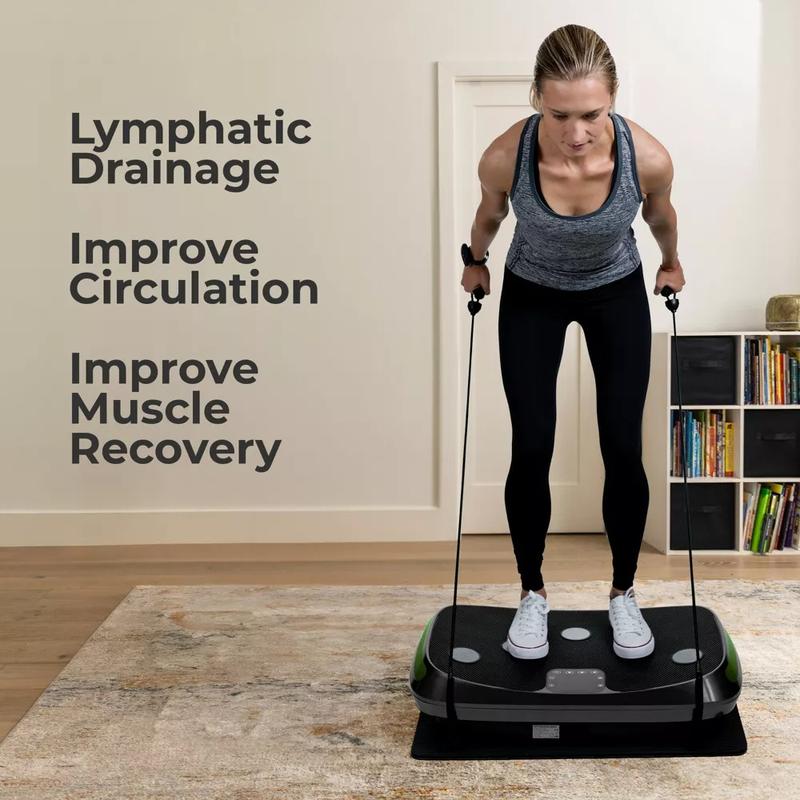 Lifepro Rumblex 4D Vibration Plate - Whole Body Vibration Therapy with 3 Powerful Motors and 4 Customizable Vibrations