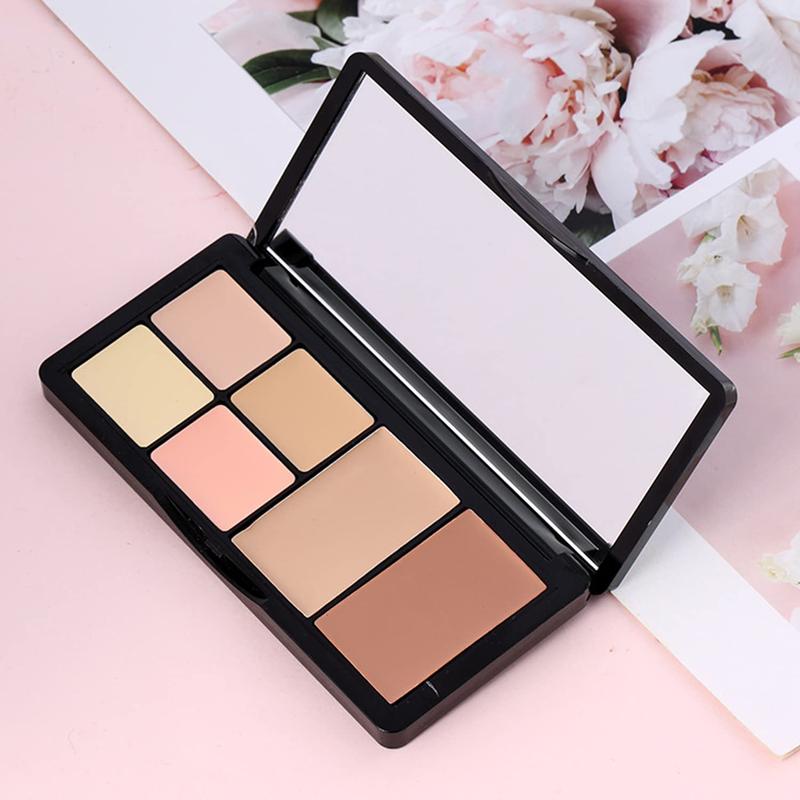 Cosmetic 6-in-1 Concealer Palette (2#) - Professional Flawless Look!