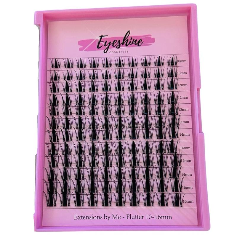 Eyeshine Flutter (black 10-16mm) spikes invisible band lash clusters only glue sold separately