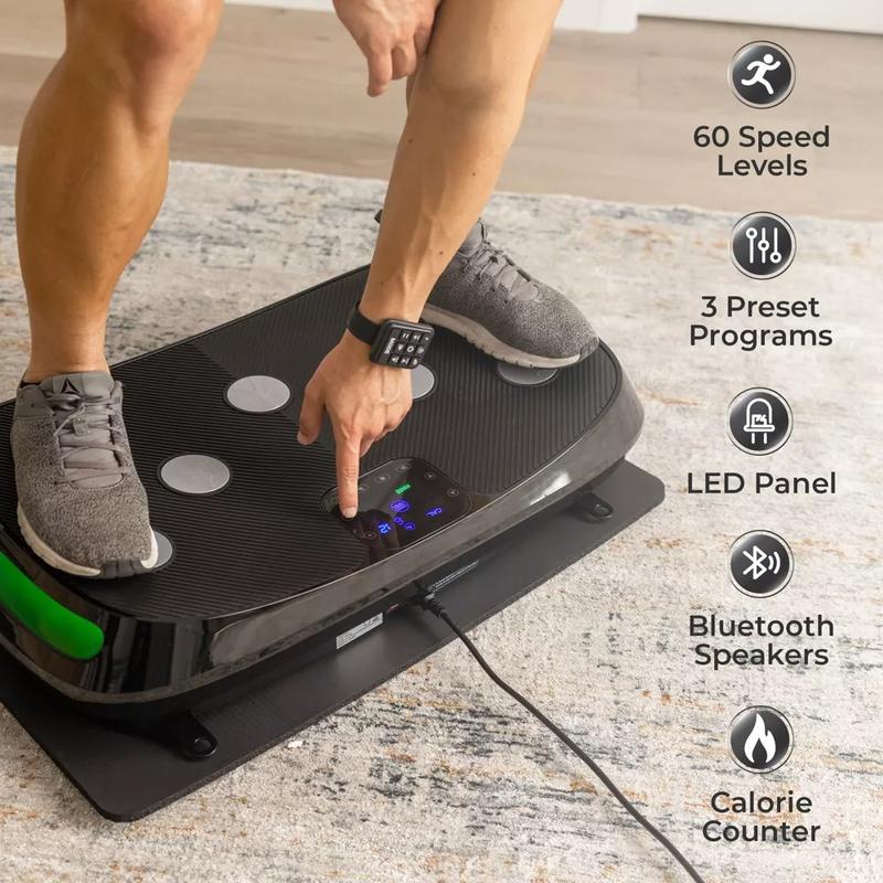 Lifepro Rumblex 4D Vibration Plate - Whole Body Vibration Therapy with 3 Powerful Motors and 4 Customizable Vibrations