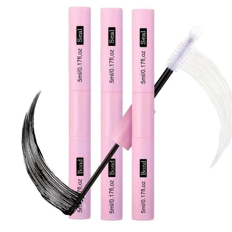 Waterproof Eyelash Glue (3 Counts), 2 in 1 Long-lasting Eyelash Extension Glue, Sweat-proof Eyelash Extension Lash Glue for Cluster Lashes, Eyelashes Extensions Products, Girly Room Accessories Makeup, Face Glue, Makeup Products, Christmas Gift