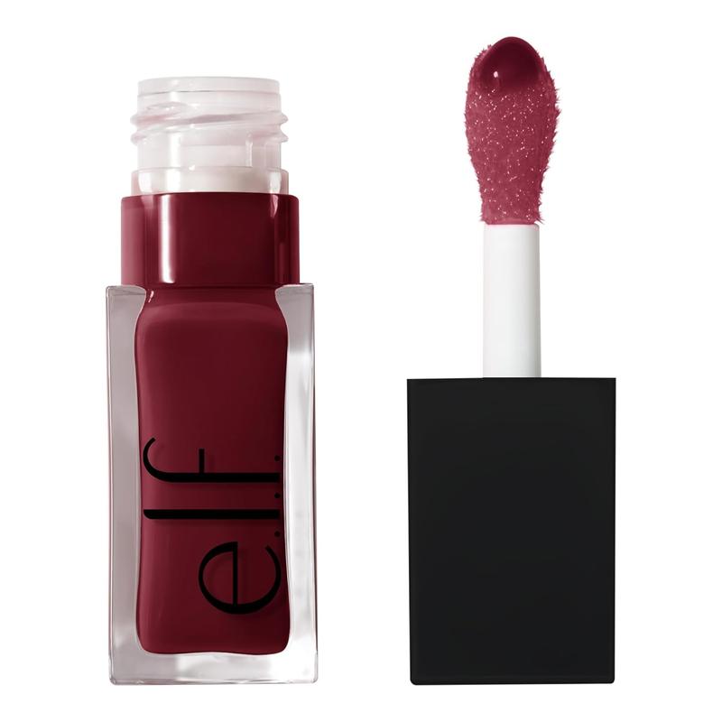 e.l.f. Glow Reviver Tinted Lip Oil, High-Shine Nourishing Lip Gloss Infused with Jojoba Oil, Vegan & Cruelty-Free, Crystal Clear Makeup Hydrating Lipstick Applicator