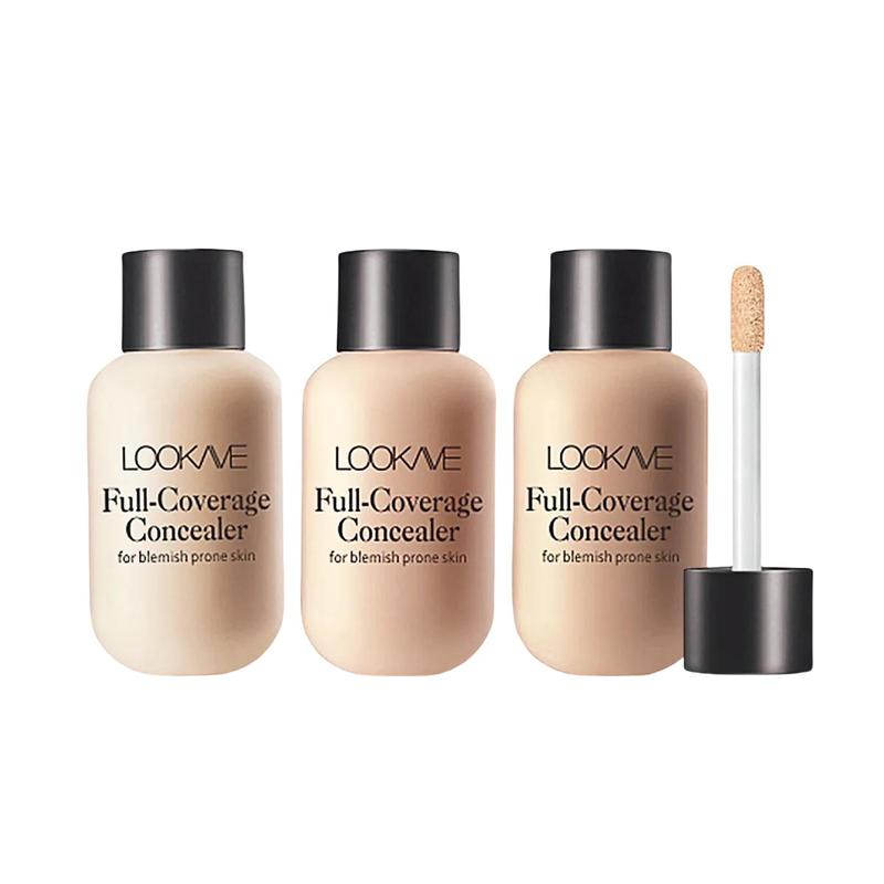 Long Lasting Lightweight Liquid Concealer, 1 Count Full Coverage Flawless Makeup Concealer, Makeup Accessories