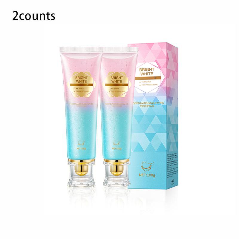 2PCS Niacinamide Intensive Whitening Toothpaste Mint Coffee Daily Evening Daily Evening Gentle Gift Cleansing Daily Evening