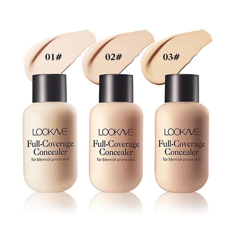 Long Lasting Lightweight Liquid Concealer, 1 Count Full Coverage Flawless Makeup Concealer, Makeup Accessories