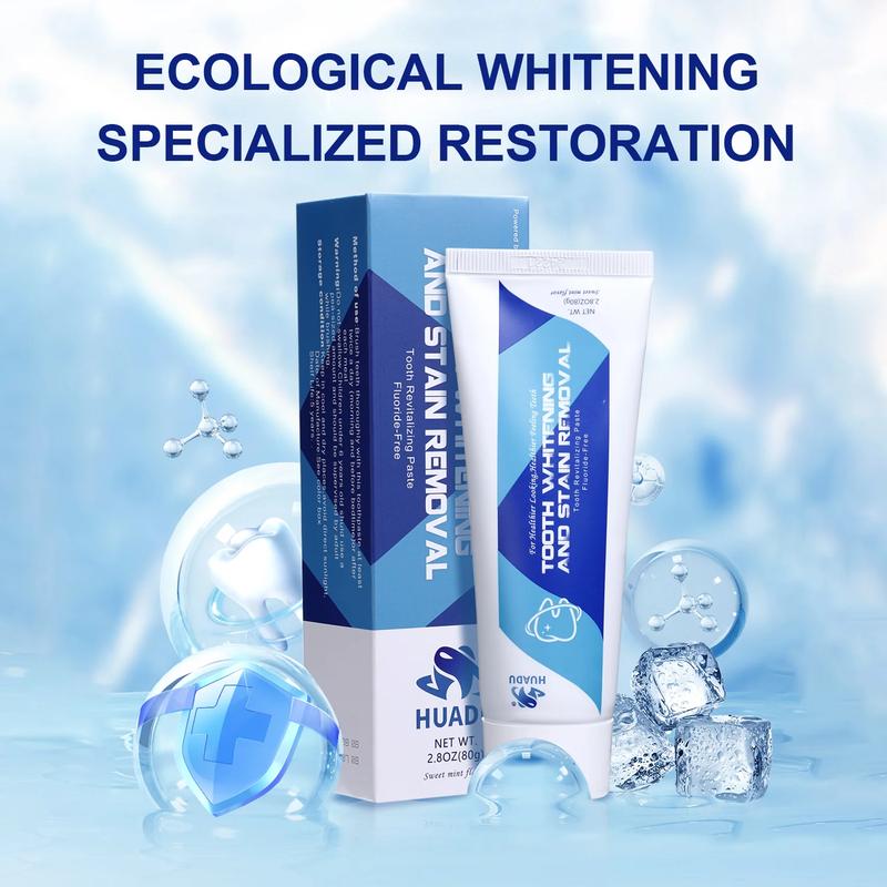 HUADU AKCMINS Whitening Toothpaste, Nanotechnology Ingredient, Anti Plaque, Fresh Breath, Oral Well healthy toothpaste