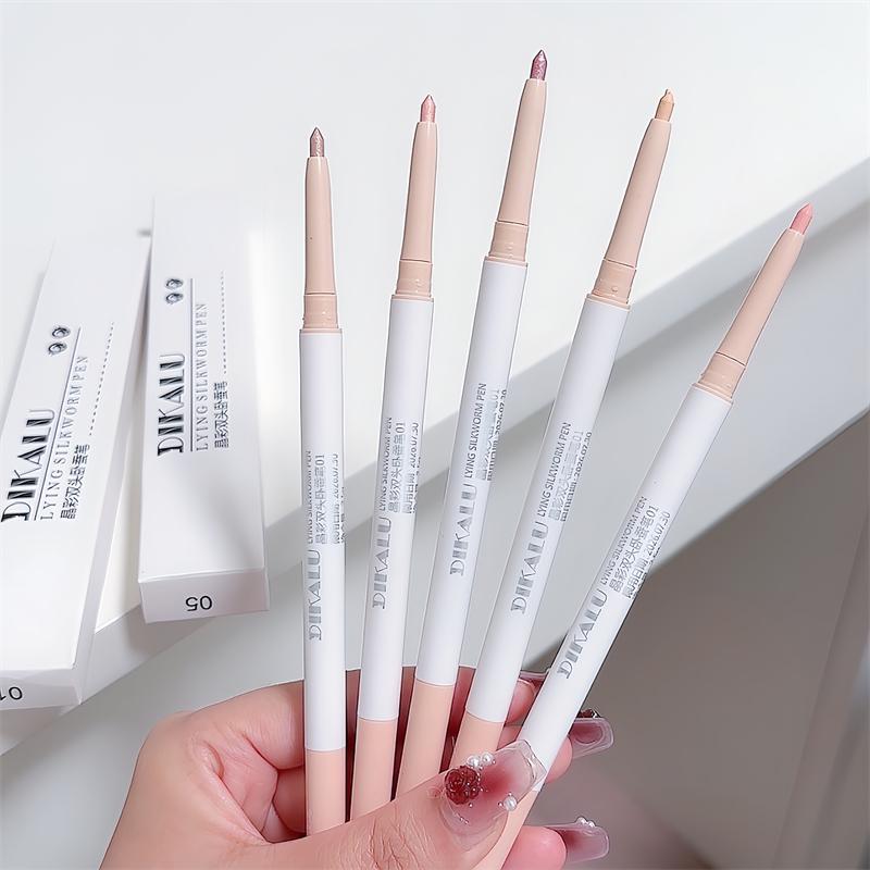 2 in 1 Double-ended Eyeliner Pencil, Long Lasting Eyeliner Pen, Eye Makeup Tool for Women