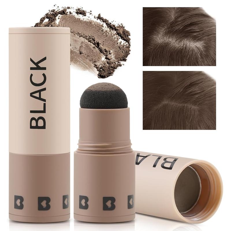 Boobeen Hairline Powder Stick, Root Touch Up and Hair Shadow Powder Stick, Waterproof Hairline Filler to Cover Gray Hair, Thinning Hair Bronzer Color