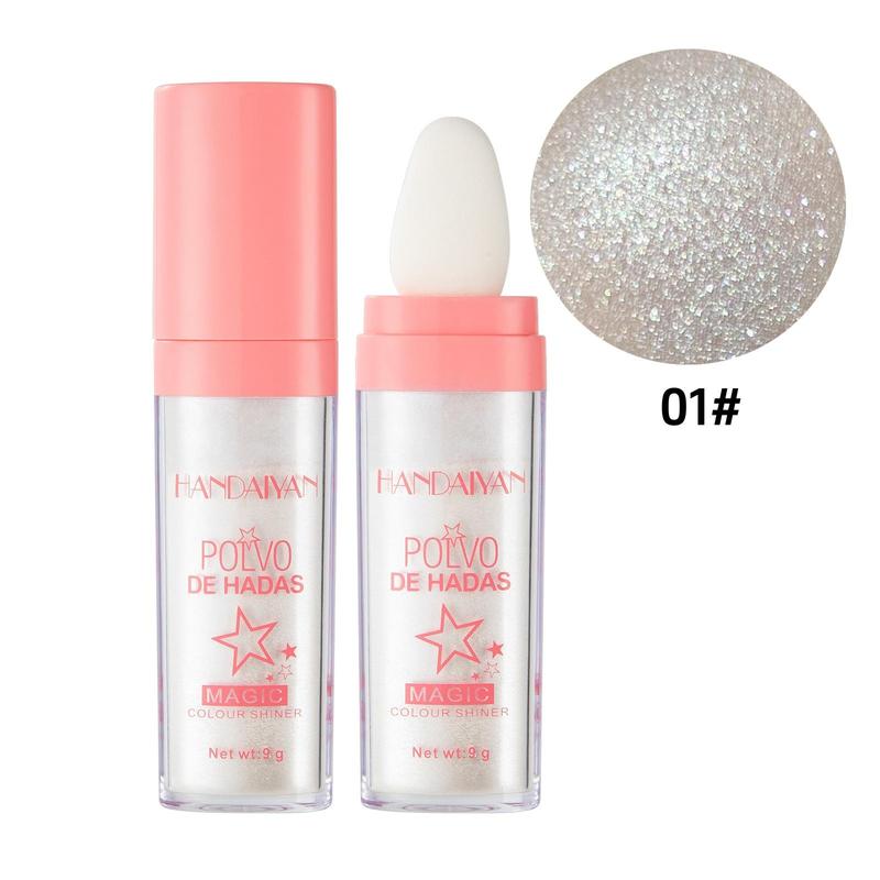 Shimmering Highlighter Powder Stick, 1 3 Counts Long Lasting Body Glitter Powder, Highlighter Makeup for Women & Girls, Makeup Products