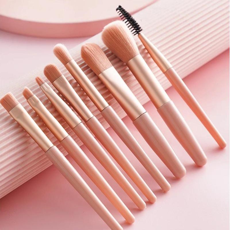 Makeup Tool Set, 15pcs set Makeup Brush & Makeup Sponge & Hair Tie & Makeup Bag, Professional Makeup Tools for Women, Christmas Gift