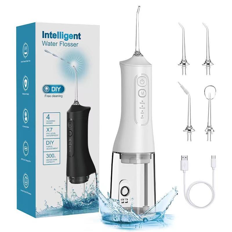 USB Rechargeable Water Flosser, 1 Box IPX7 Smart Oral Irrigator, Portable Oral Care Tool for Home & Travel, Personal Care Appliances