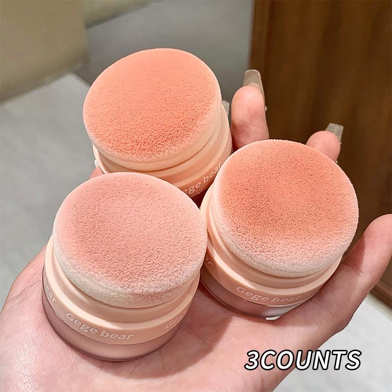 Long Lasting Blush Palette, 3 Counts set Matte Blush Powder, Cheeks Contour Blush Powder, Natural Look Blush for Daily Makeup