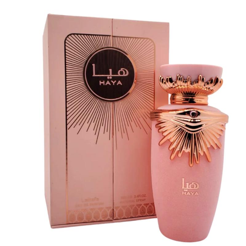 Lattafa Perfumes Haya For Women EDP - 100ML (3.4Oz) By Lattafa Perfumes - Long Lasting Women's Fragrances Floral Blend Aroma Fruity Scented Scent