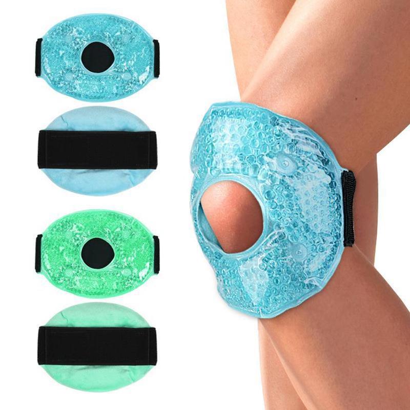 Adjustable Ice Pack Wrap, 1 Count Reusable Hot & Cold Knee Support, Comfortable Durable and Ergonomic Knee for Arthritis, Meniscus Tears and Sprains