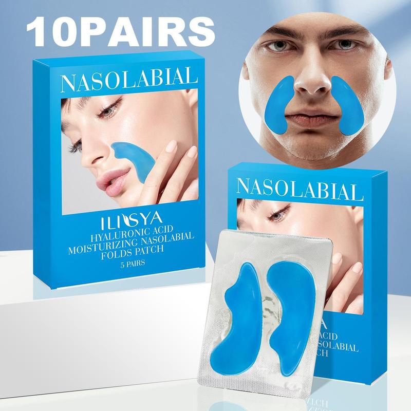 Hyaluronic Acid Nasolabial Mask, 2 Boxes Skin Lifting and Tightening Masks, Lifting The Skin Around The Corners Of The Mouth, Daily Care Mask Paste for Men and Women, Christmas Gift