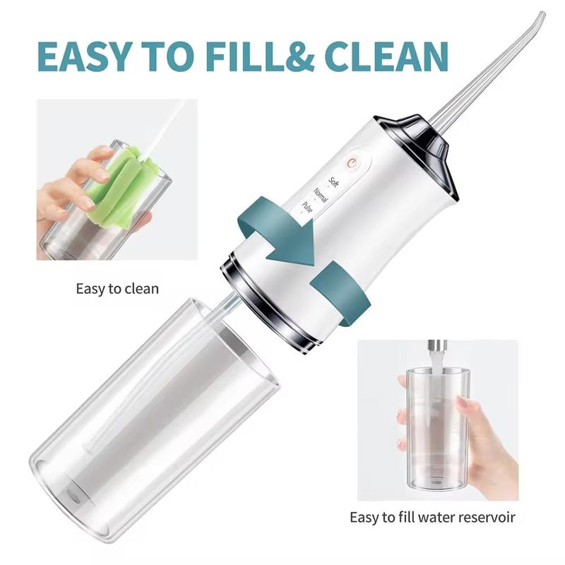 Dental Flosser without Cords - 3 Modes, 4 Tips for Effective Cleaning Christmas present