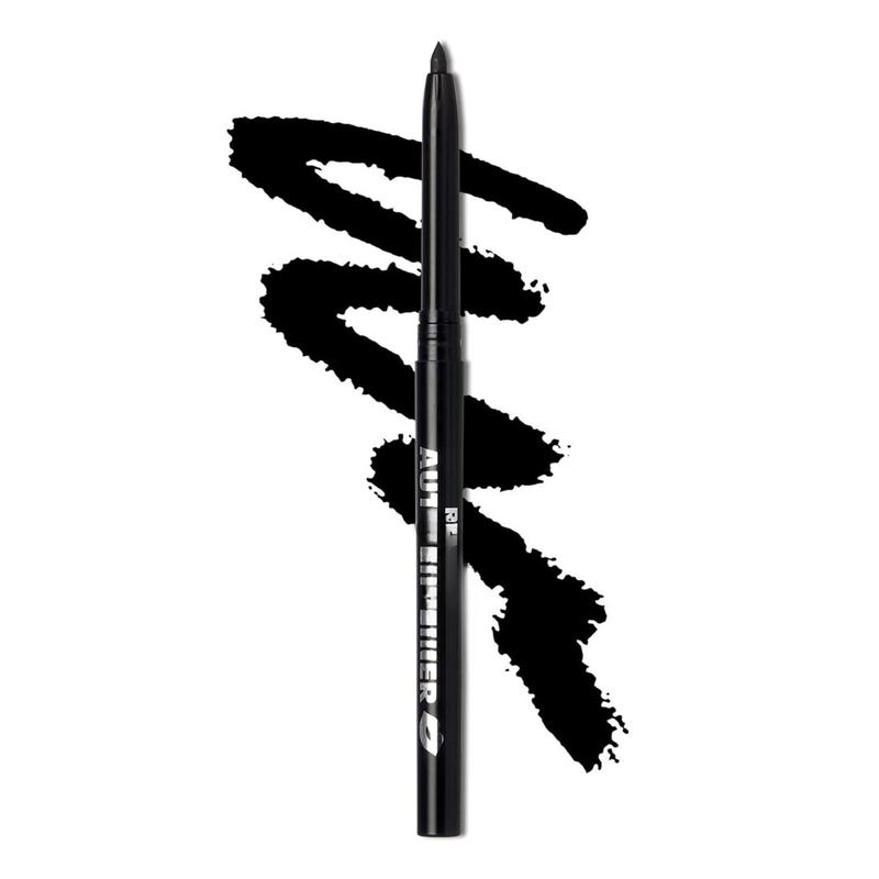 Auto Lip Liner Pencil, Long Lasting, Smooth Application Mechanical Lip Liner Pencil (Black)