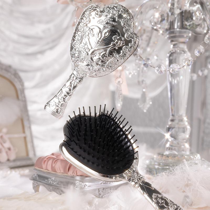 Flower Knows Swan Ballet Collection Paddle Hair Brush