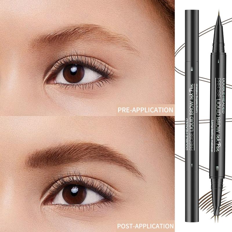 [60%OFF] Curved Eyebrow Pen - Eyebrow Pencil, Brow Pencil 2-in-1 Dual-Ended Microblading Eyebrow Pen with Micro-Fork-Tip and Precise Brush-Tip Create Natural Hair-Like Brows, Last All-Day