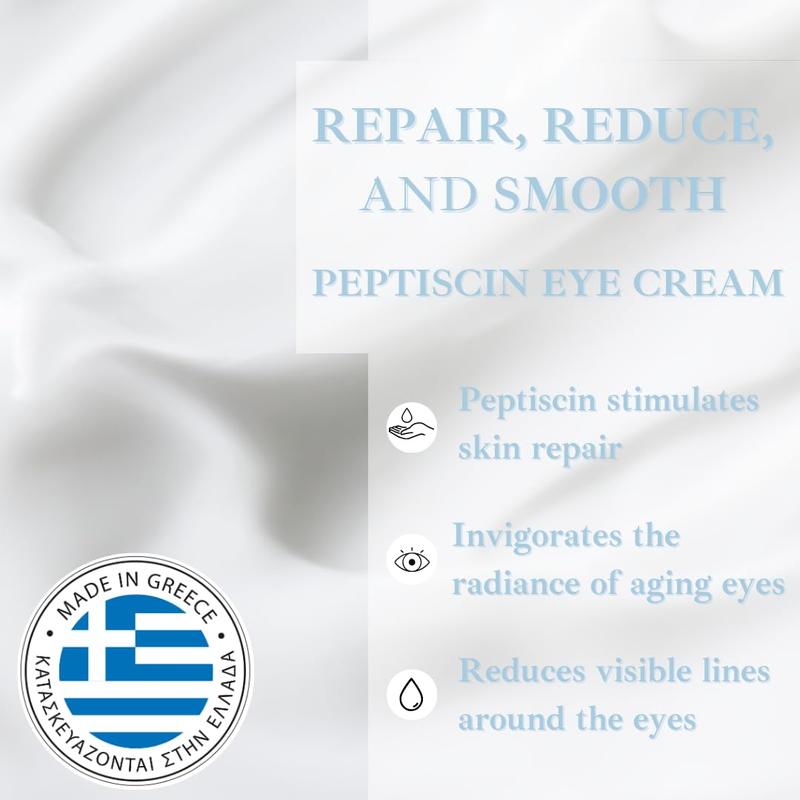 Noravite PeptiScin - Peptide Eye Cream with Hyaluronic Acid and Escin | Rich Moisturizing Dark Circle Eye Cream | Brightens and Tones - 1.35 Ounce