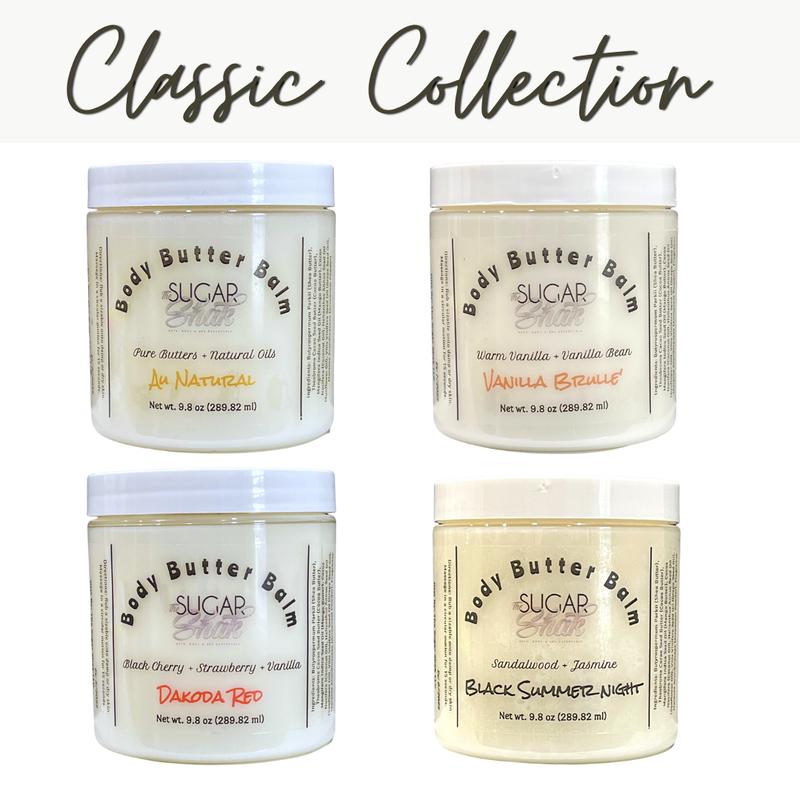 Classic Collection Body Butter Balm 9.8 oz Vegan Friendly Handcrafted