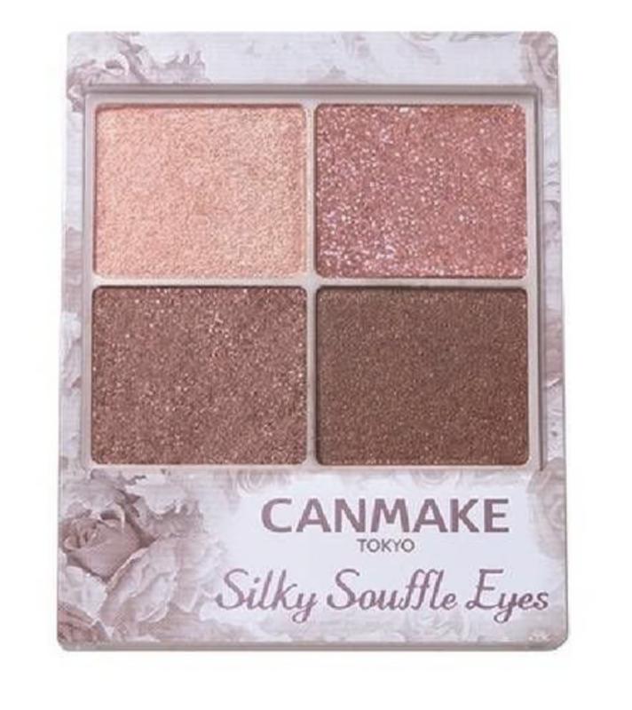 CANMAKE Silky Souffle Eyes Dewy and long-lasting, with a rich texture Eyeshadow Makeup