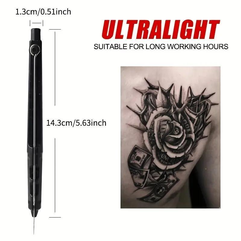 Professional Hand Pen Tattoo Set - Hand Combo Tattoo Tools for Precise and Easy Tattooing - Kit, Durable