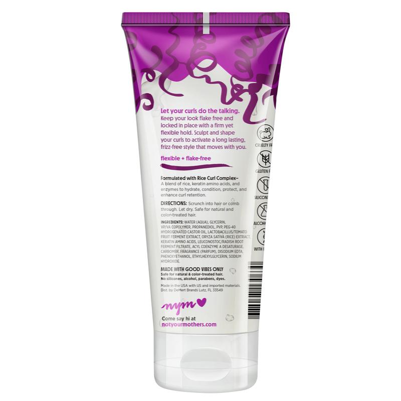 Not Your Mother's Curl Talk Frizz Control Sculpting Hair Gel - Rice Curl Complex, Flexible-Firm Hold, 6 fl oz - Haircare, Fragrance Keratin Scented