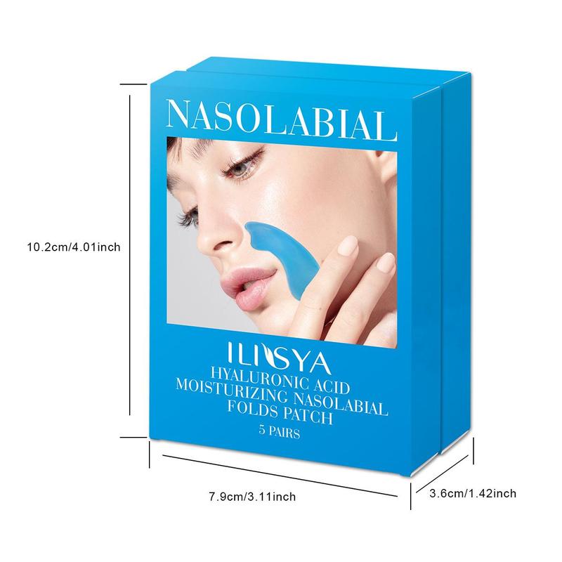 Hyaluronic Acid Nasolabial Mask, 2 Boxes Skin Lifting and Tightening Masks, Lifting The Skin Around The Corners Of The Mouth, Daily Care Mask Paste for Men and Women, Christmas Gift