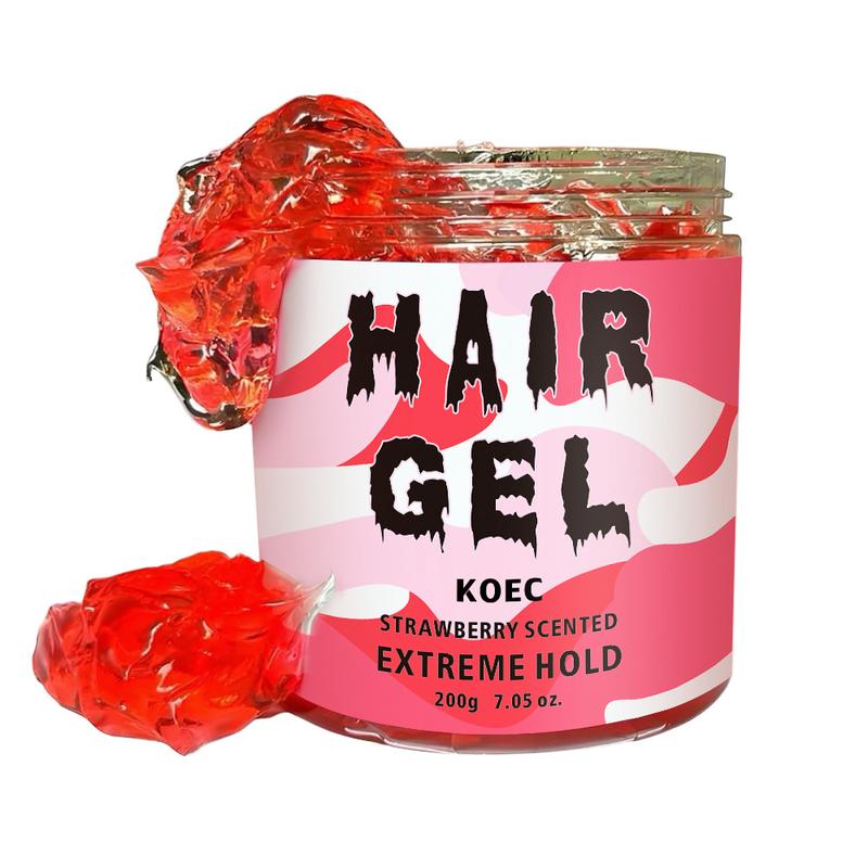 KOEC Summer Gifts, Hair Styling Wax Cream, Hair Styling Gel for Edge Control Curls, Smooth Back Products