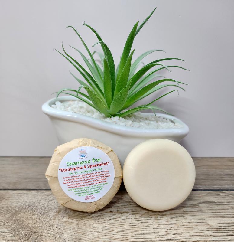 Shampoo Bars Eco-Friendly, Coconut Oil-Free, Castor Oil Infused, Bergamot Fragrance, for All Hair Types, 80g Hair Care Healthy