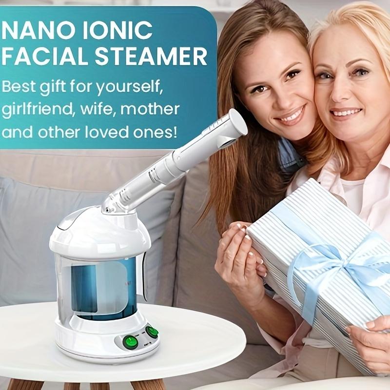 Fulog Nano Ionic Facial Steamer - 360° Rotatable Arm, Steel Skin Kits, Portable, Deep Cleaning, Home Facial Spa, Personal Care for Salon or Home Use