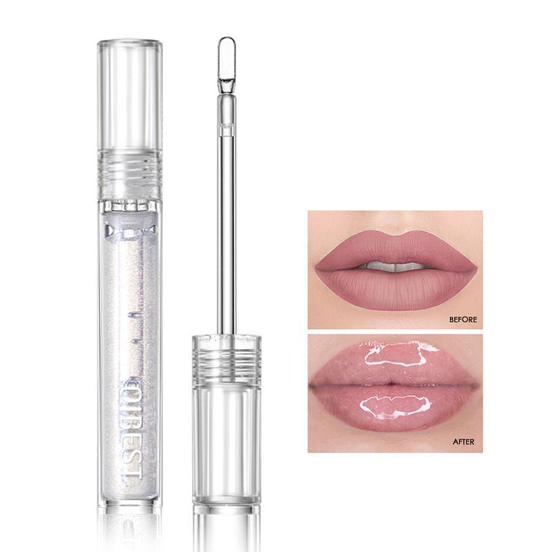 Spring Mirror Hydrating Lip Glaze, Moisturizing Juicy Lip Gloss, Glossy Liquid Lip Balm Lip Tint, Plumping Lip Stain Lip Care Moisturizer