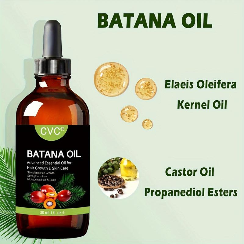 Raw Batana Oil for Hair Growth: Organic Natural Scalp Care Hair Oils from Honduras Prevent Hair Loss  - Grow Serum Moisturizer for Women Men hairgrowth Haircare Silky