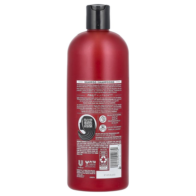 TRESemmé Keratin Smooth Weightless Shampoo, 28 fl oz (828 ml)