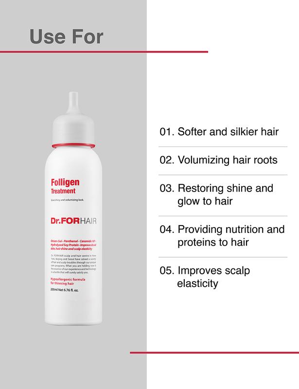 Dr.FORHAIR Folligen Treatment 200ml | Conditioner, Haircare Pack Shampoo