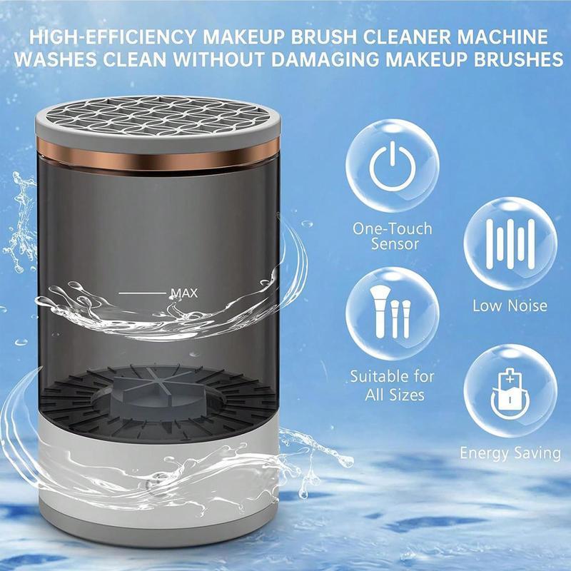 Electric Makeup Brush Cleaning Machine, Makeup Brush Cleaning Drying Rack, Makeup Brush Cleaning Tool, Professional Makeup Tools for Women