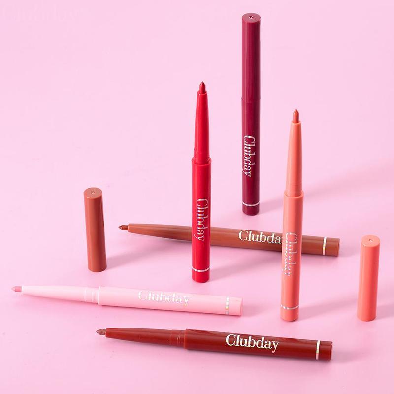 Waterproof Lip Liner, 6 Counts set Matte Lip Pencil, Easy Coloring Lipstick Pen, Suitable for All Occasions Lip Makeup