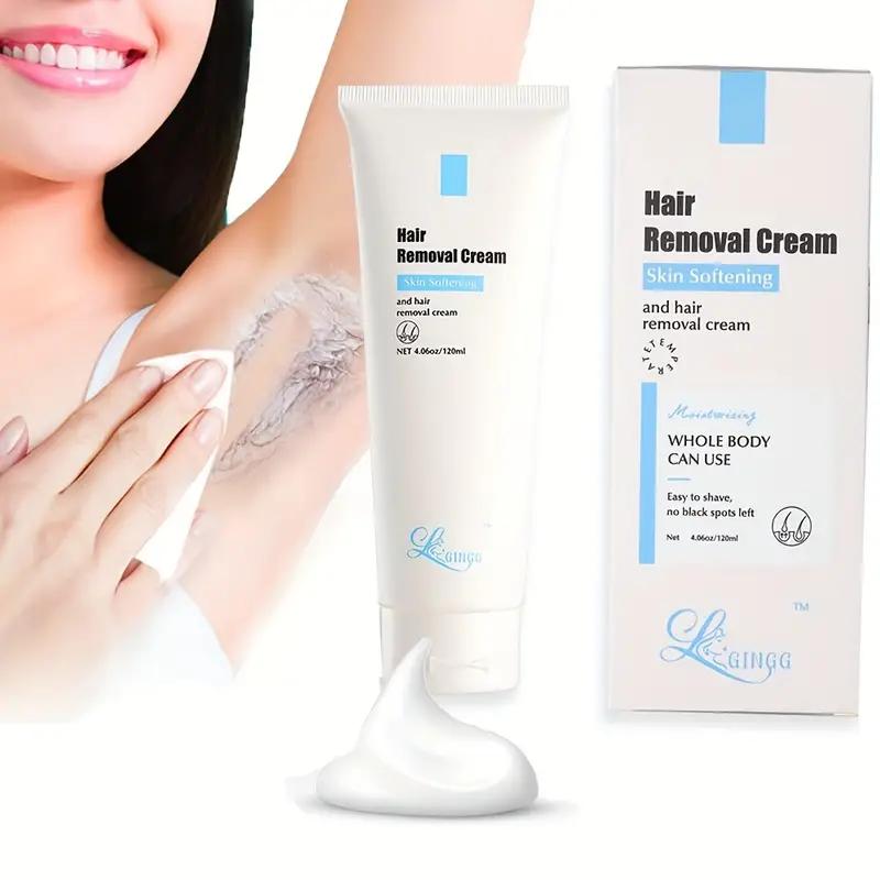 Painless Body Hair Removal Cream, Depilatory Cream For  Unwanted Hair In Underarms ,Legs And Arms ,Sensitive Skin Hair Removal Cream  For Women ,Natural Hair Removal Cream ,4.06 Oz   120Ml