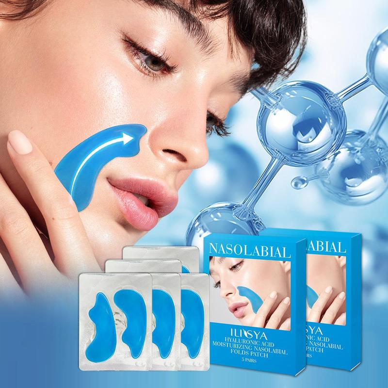 Hyaluronic Acid Nasolabial Mask, 2 Boxes Skin Lifting and Tightening Masks, Lifting The Skin Around The Corners Of The Mouth, Daily Care Mask Paste for Men and Women, Christmas Gift