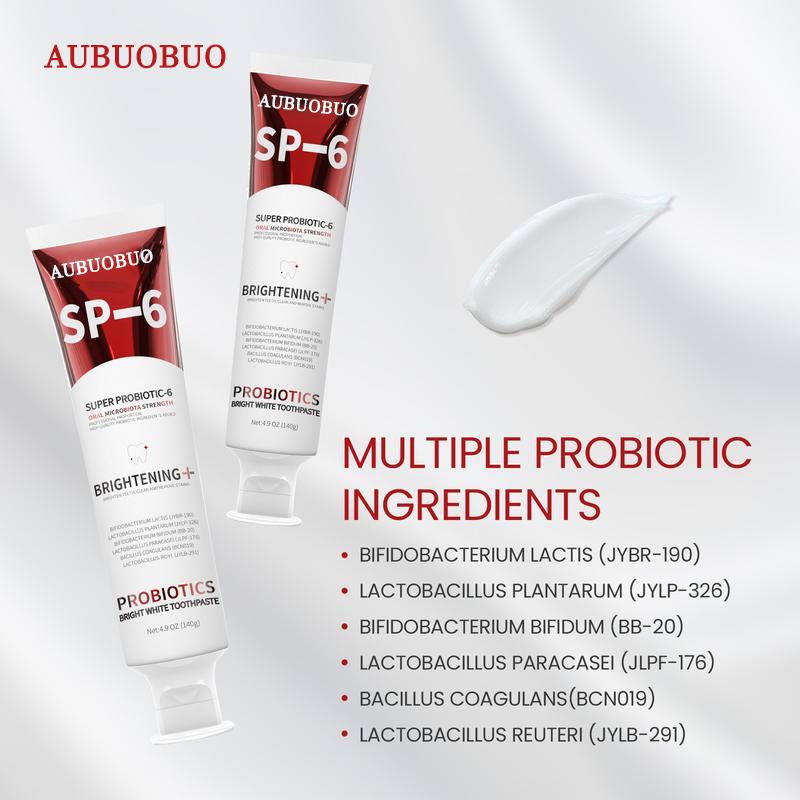 [Black Friday] AUBUOBUO SP-6 Probiotic Toothpaste Tooth Cleaning & Hygiene Stain Reduction Freshness & Care Oral Care Toothpaste