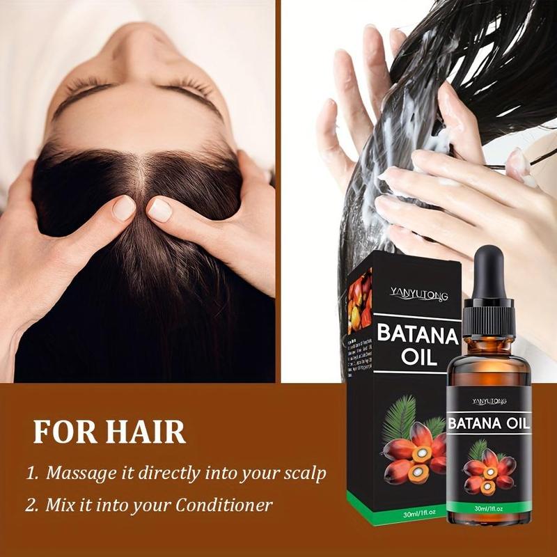 Batana Oil Hair Care Essential Oil, 2 Counts Deep Moisturizing & Smoothing Hair Oil, Hair Care Product for Dry & Damaged Hair