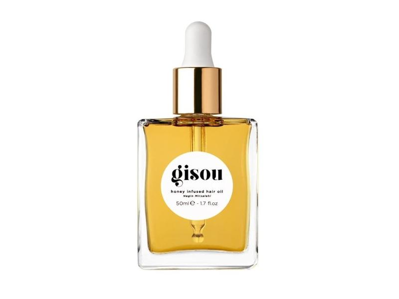 Gisou Honey Infused Hair Oil, Enriched with Mirsalehi Honey for Deep Nourishment, Hydration, Frizz Control, Heat Protection and Hair Shine, Hair Oil for Damaged Hair and Dry Hair (1.7 fl oz)