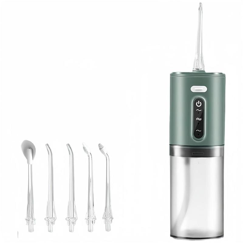 Cordless Advanced Water Flosser For Teeth, Gums, Braces, Dental Care With 5 Tips,Rechargeable, IPX6 Waterproof and Portable