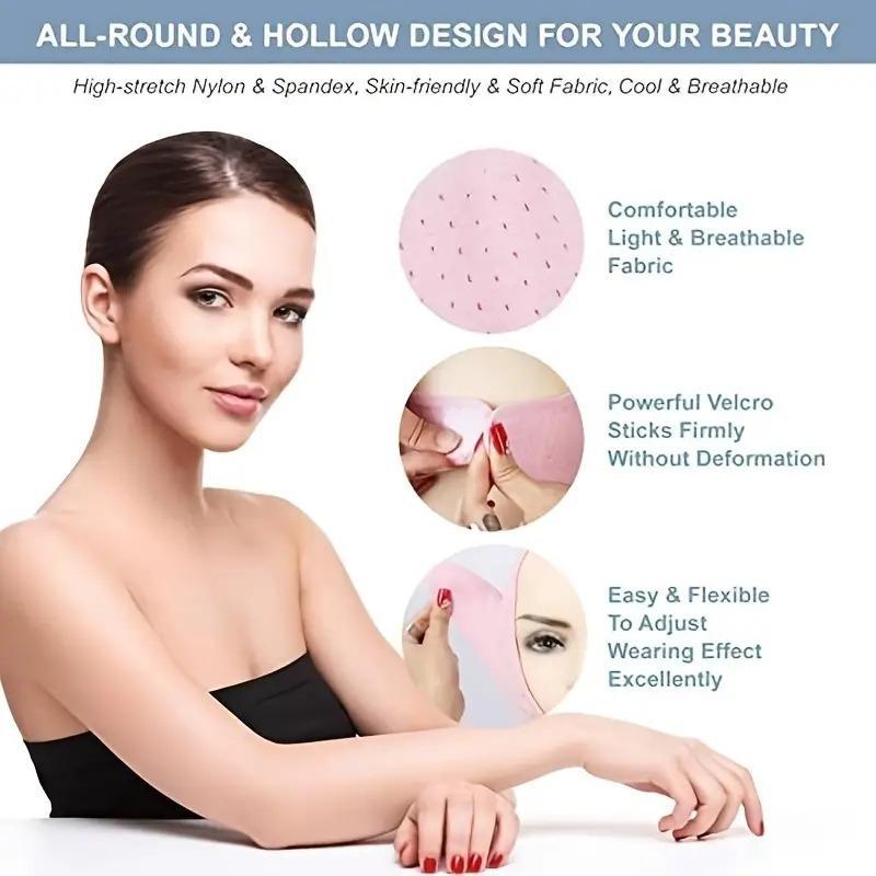 Double Chin Reducer, V-shaped Face Lifting Belt, Professional Skincare Tools for Women