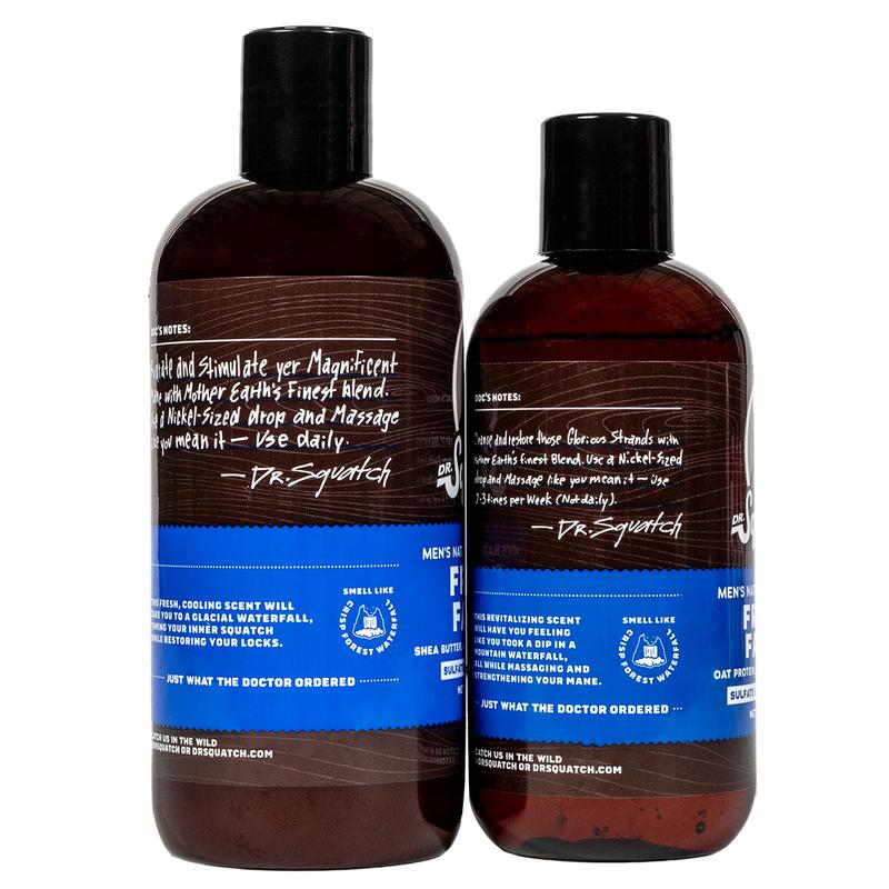 Dr. Squatch - Fresh Falls Hair Care Kit - Hair Care for Men