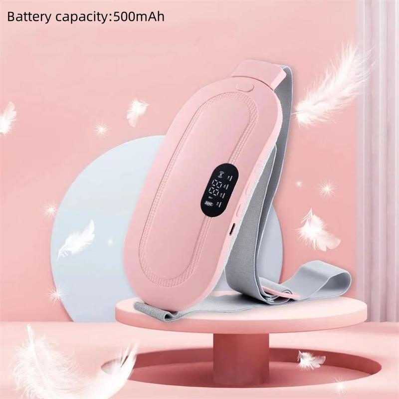 USB Rechargeable Electric Waist Massager, Portable Cordless Hot Compress Waist Massage Belt, Women's Personal Care Appliances for Home & Travel